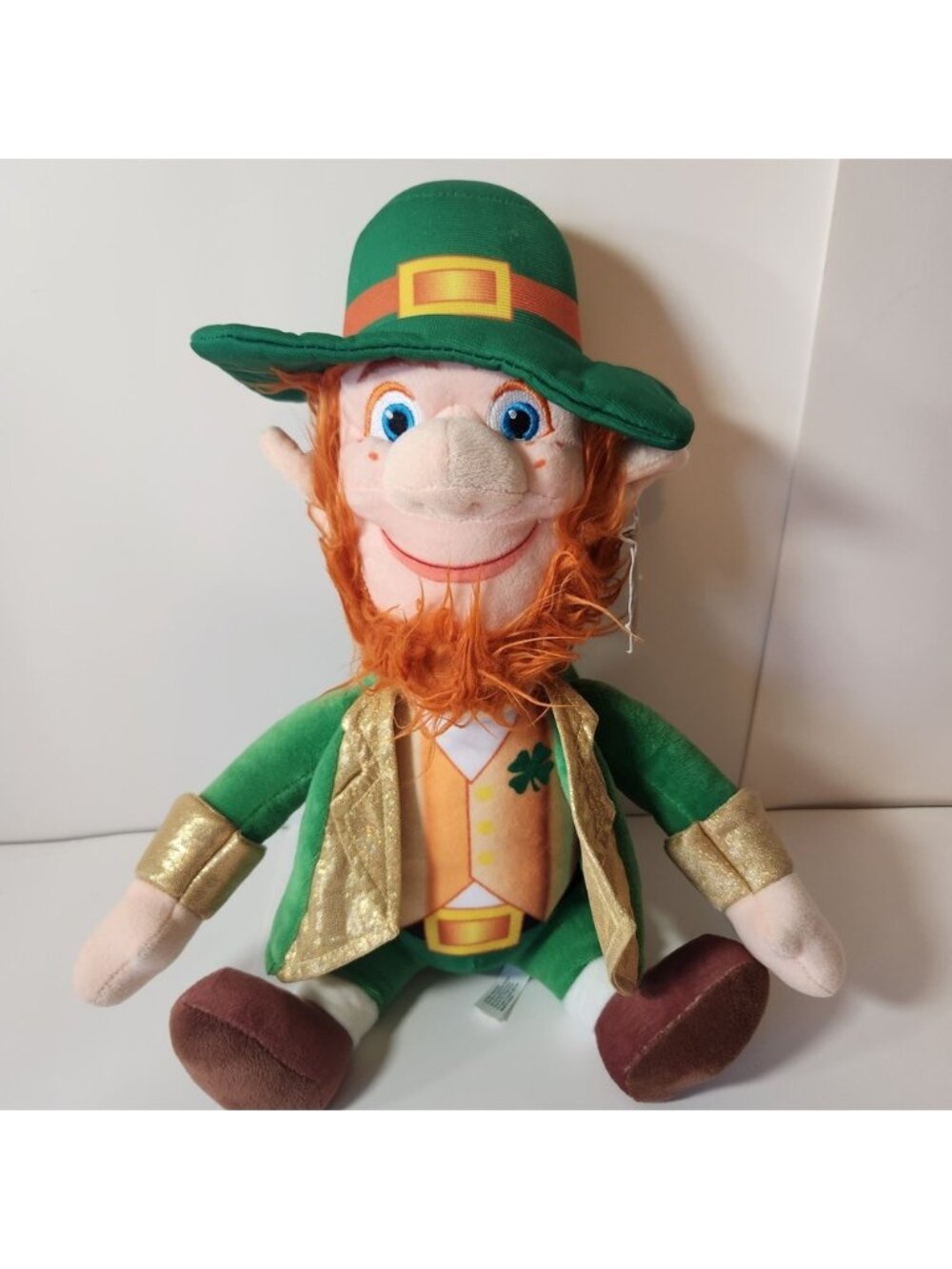 Smiling Camel Inc Leprechaun Plush St Patricks Day Green Gold 17 Inch Toy